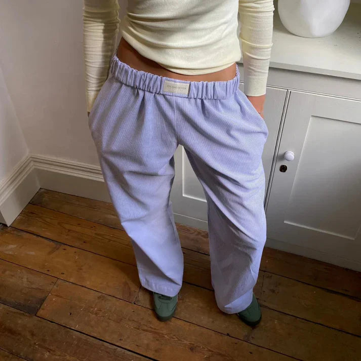 Samantha Wide Linen Trousers – Perfect for the Summer