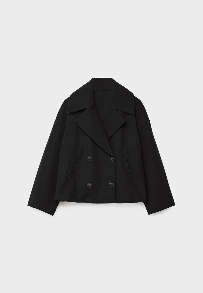 Arta Double-Breasted Coat | Buttoned Coat