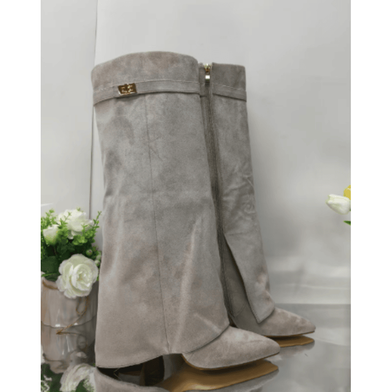 Elegante Hoge Suède Laarzen voor Dames