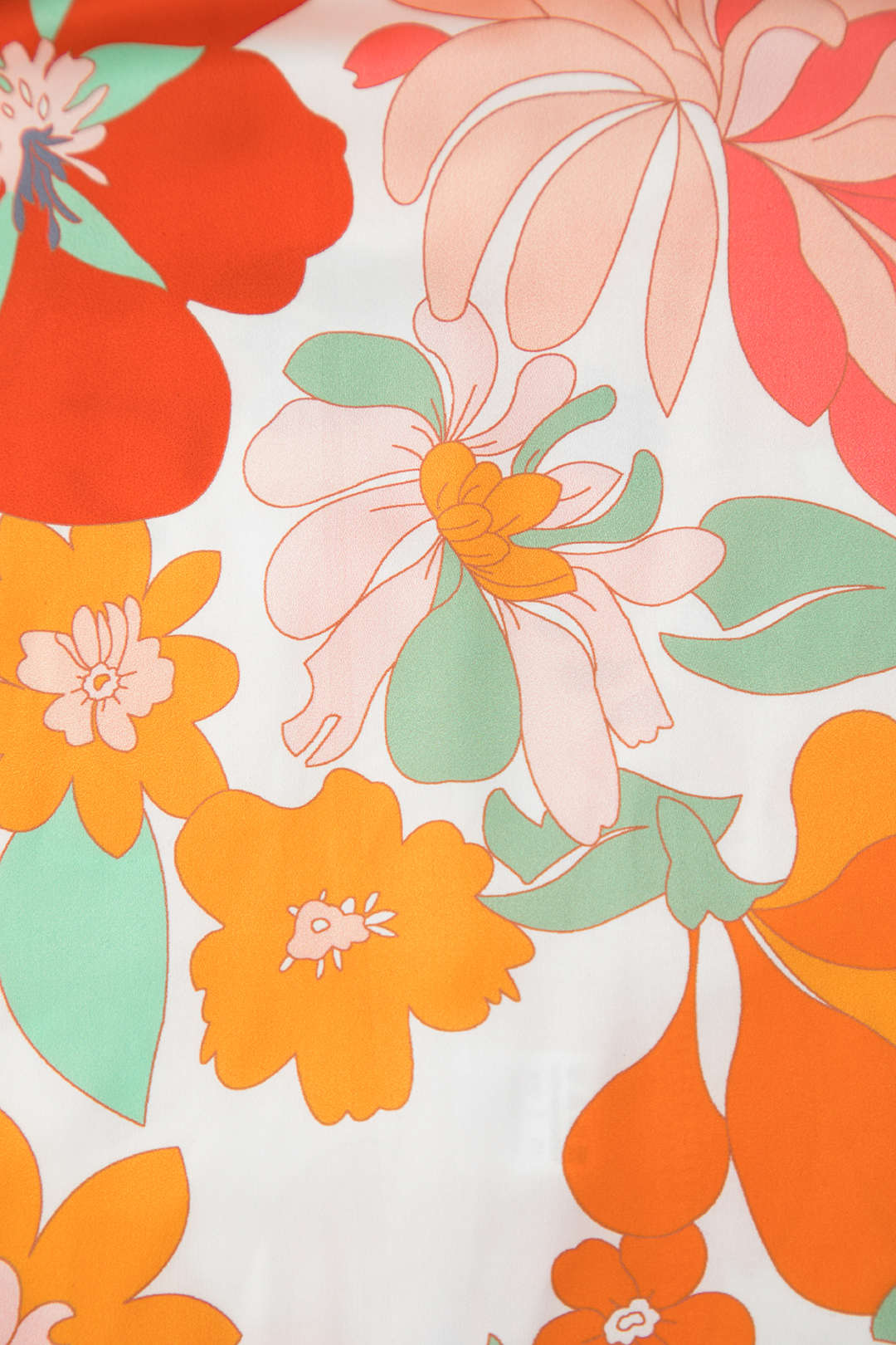 Maxi-jurk met bloemen en kant