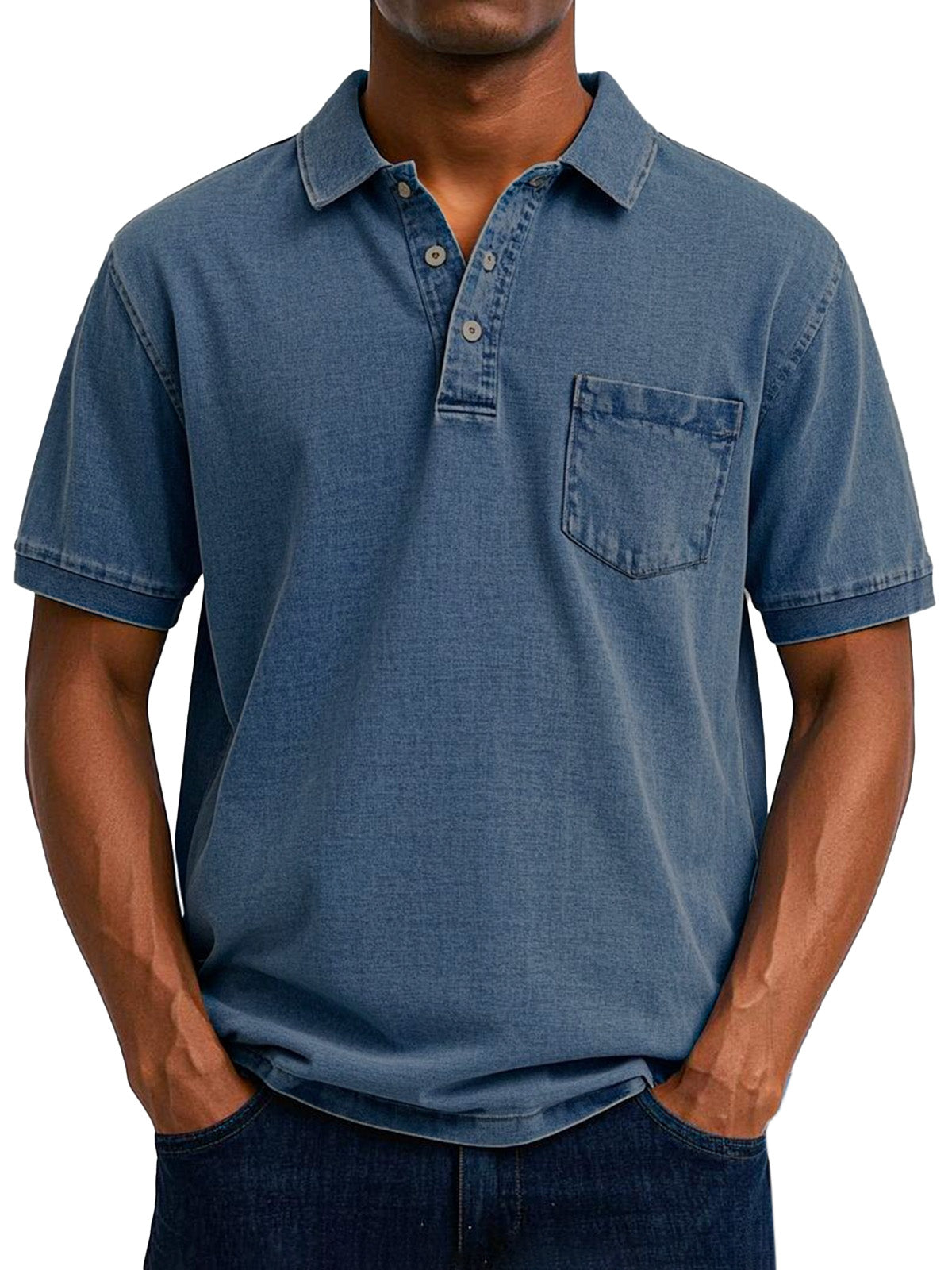Retro Heren Polo met Klassieke Look voor heren
