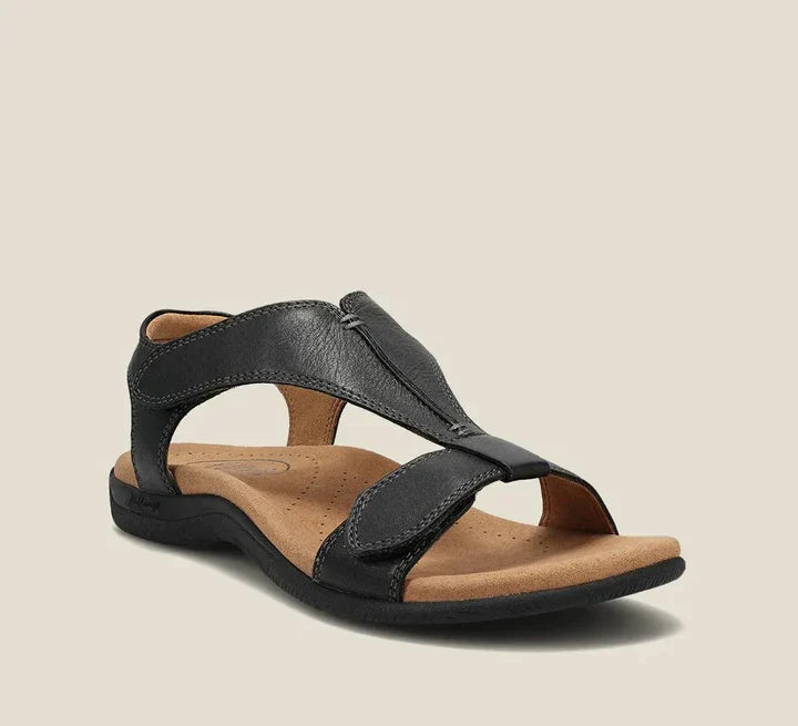 Stijlvolle Leren Schoenen met Verstelbare Sandalen