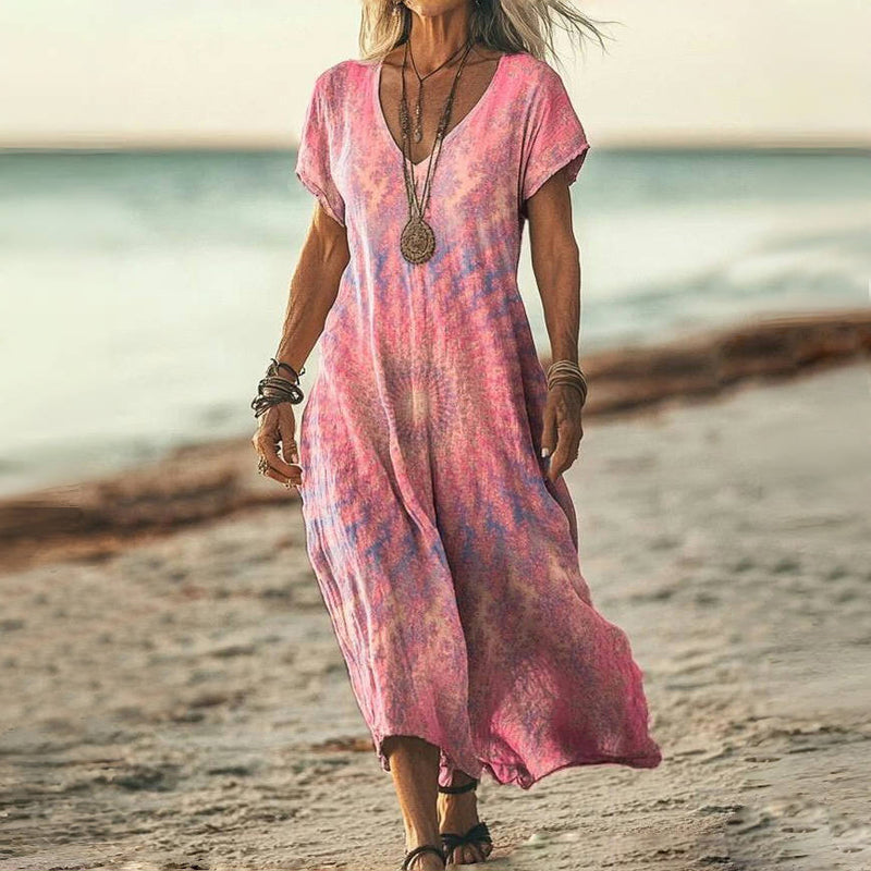 Elegante Ombre maxi-jurk voor dames