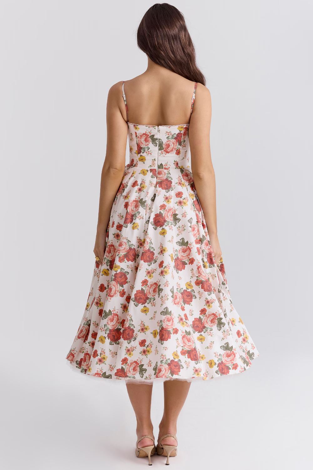 Vanessa Elegante Satijnen Feestjurk