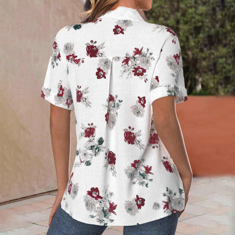 Casual Bloemenprint Blouse voor Dames