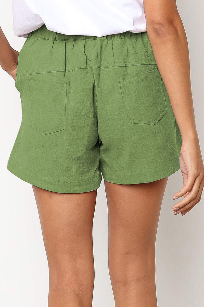Relaxed Fit Shorts met Trekkoord en Zijzakken voor Dames