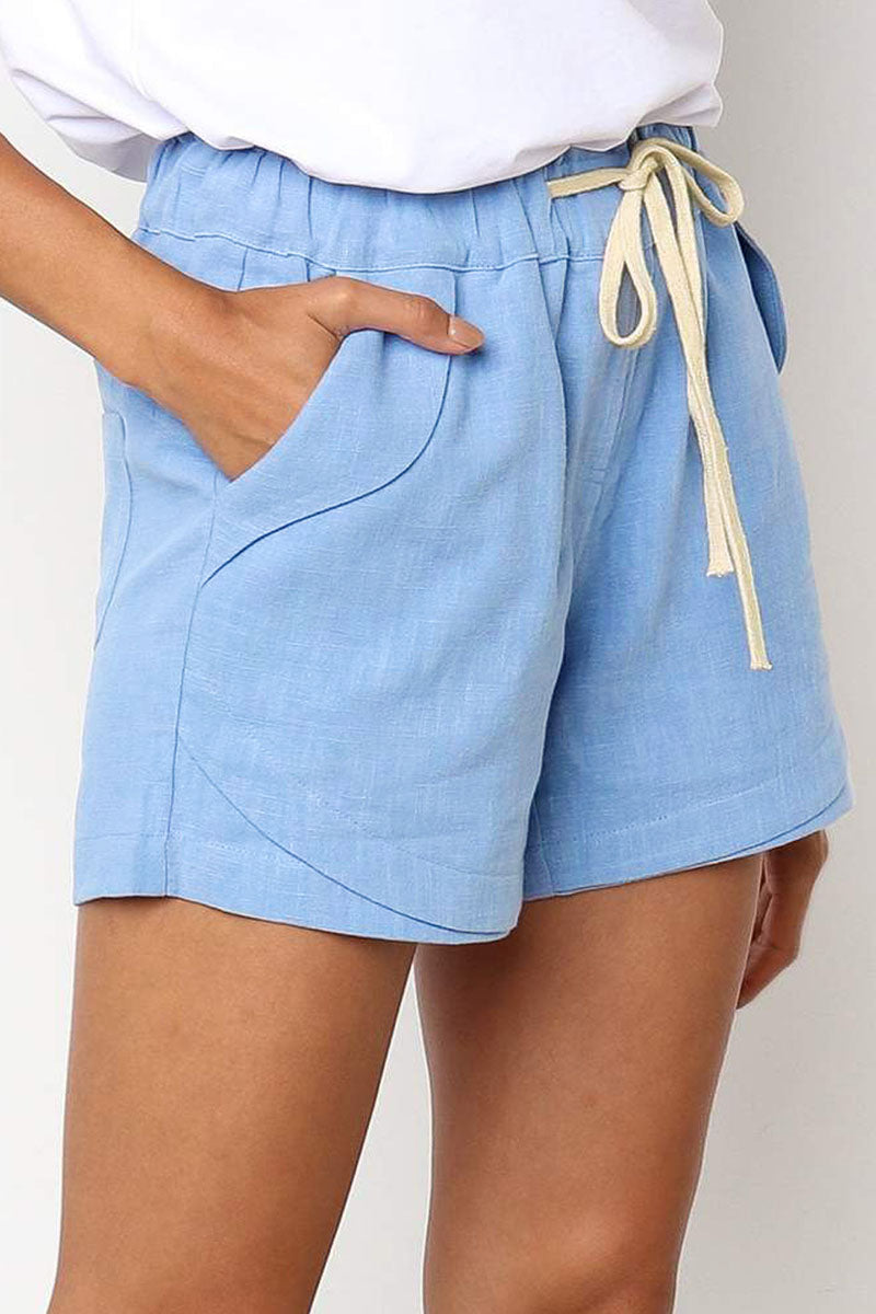 Relaxed Fit Shorts met Trekkoord en Zijzakken voor Dames