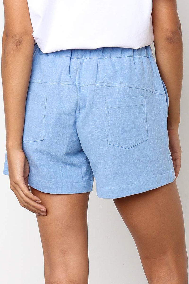 Relaxed Fit Shorts met Trekkoord en Zijzakken voor Dames
