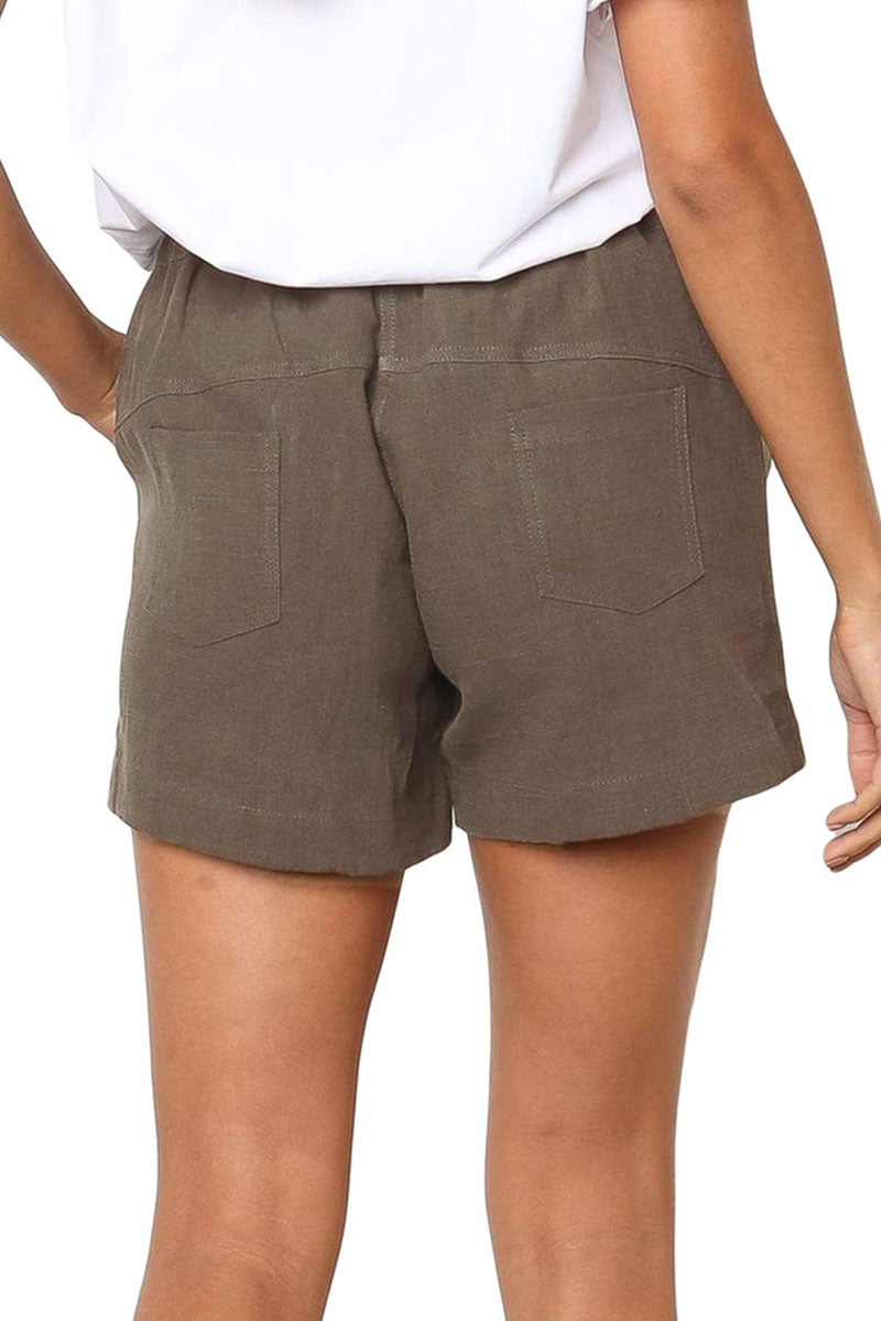 Relaxed Fit Shorts met Trekkoord en Zijzakken voor Dames