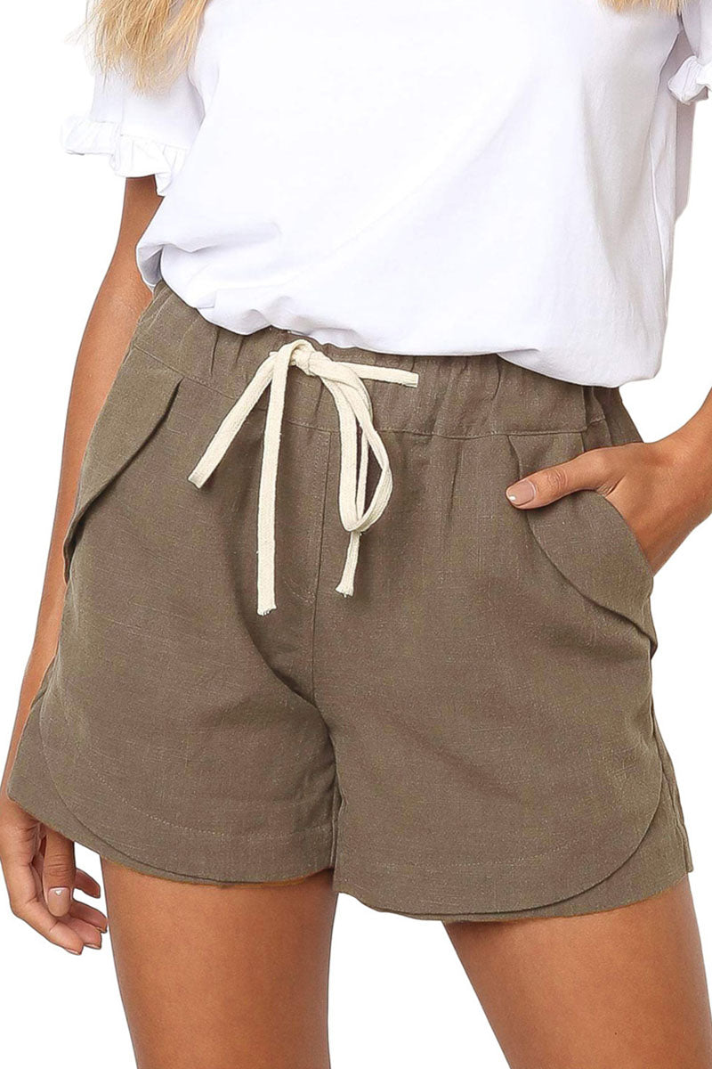 Relaxed Fit Shorts met Trekkoord en Zijzakken voor Dames
