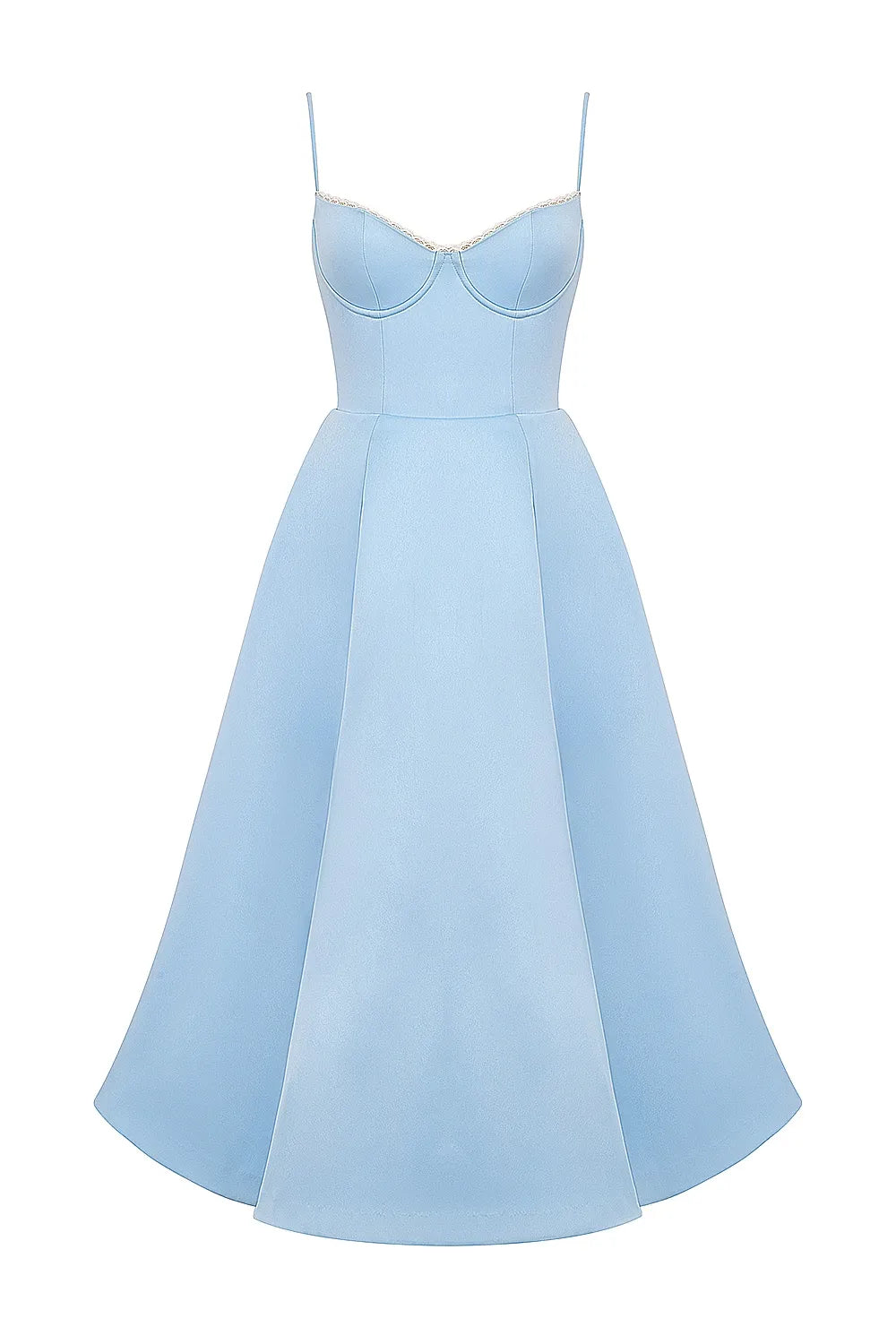Selene Midi Jurk - Blauw