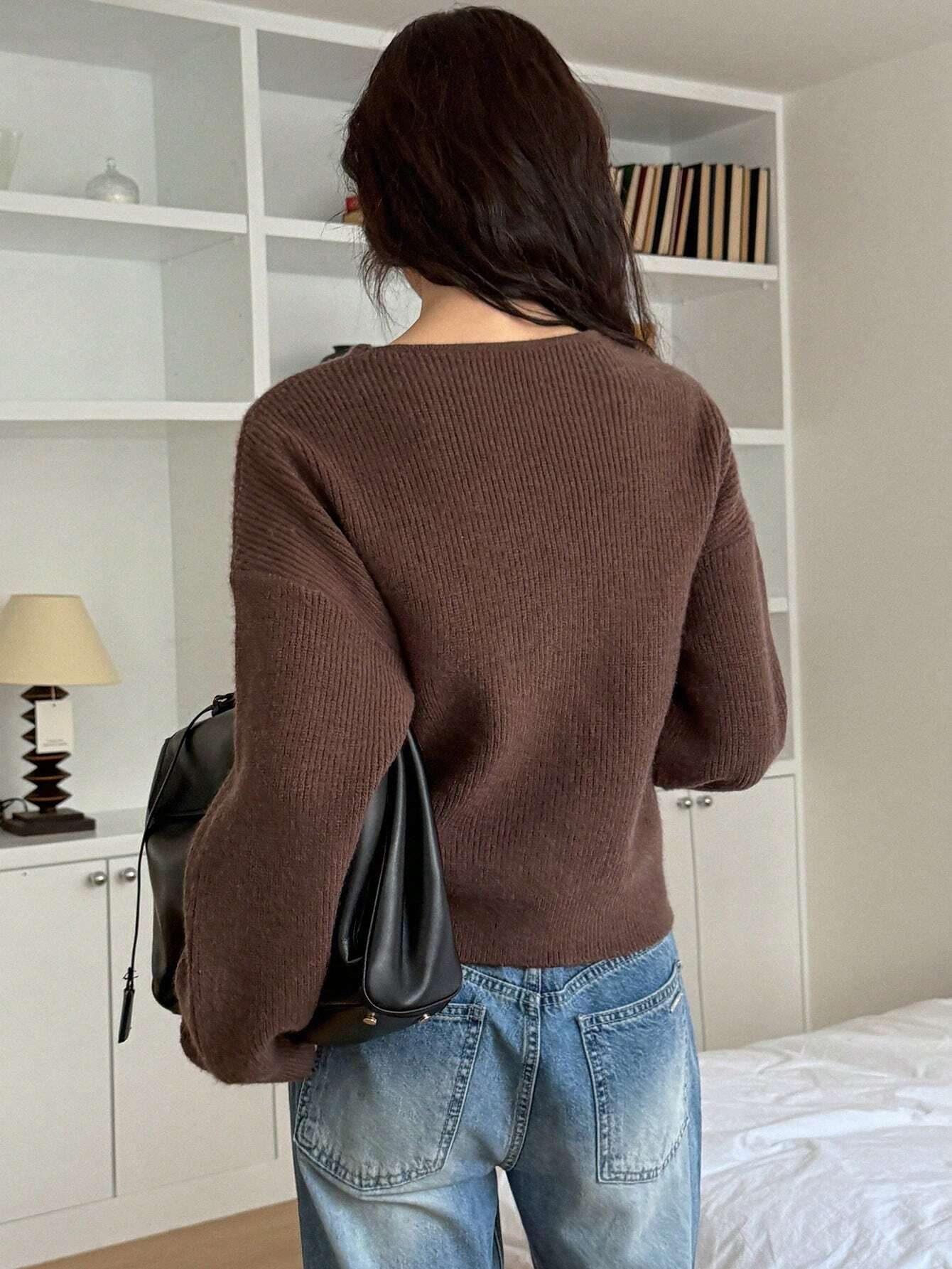 Olivia Knitted Wrap Sweater | Comfortable Soft Sweater