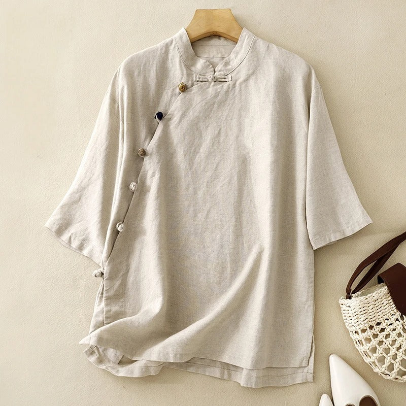 Linnen blouse voor dames