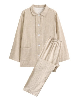Stijlvolle Heren Linnen Shirt en Broek Set – Ademend, Relaxte Pasvorm