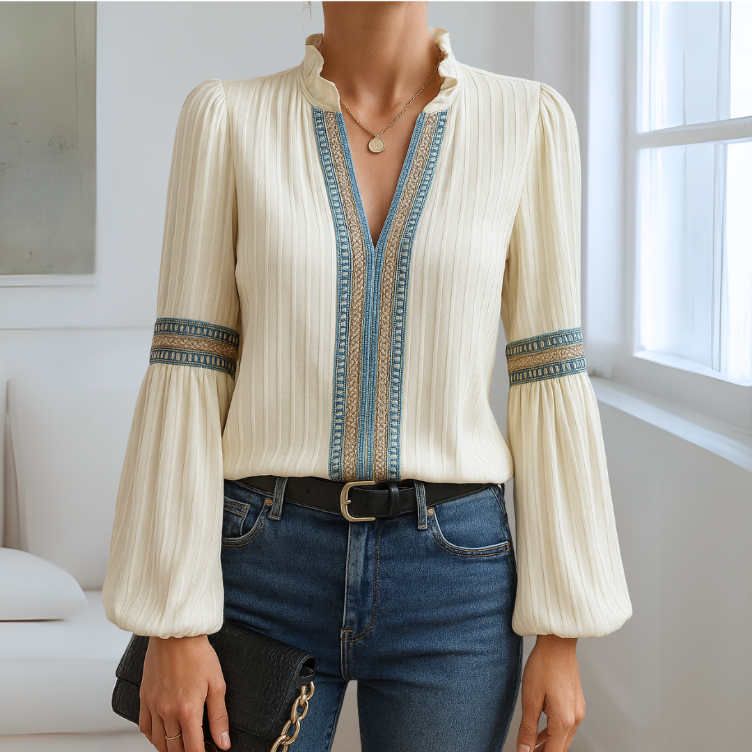 Elegante kanten blouse voor dames