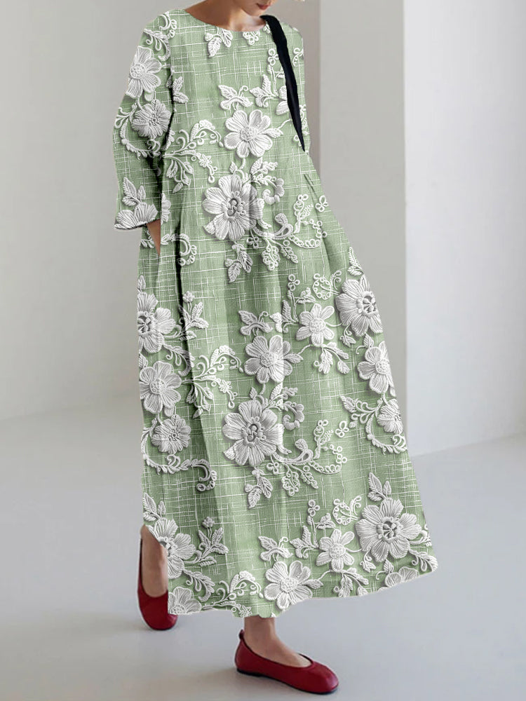 Gracieuze Maxi Jurk met Print voor Dames