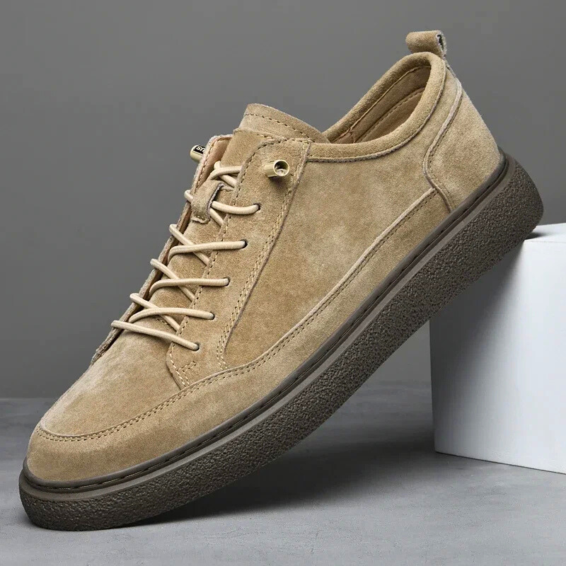 Suede sneakers voor heren