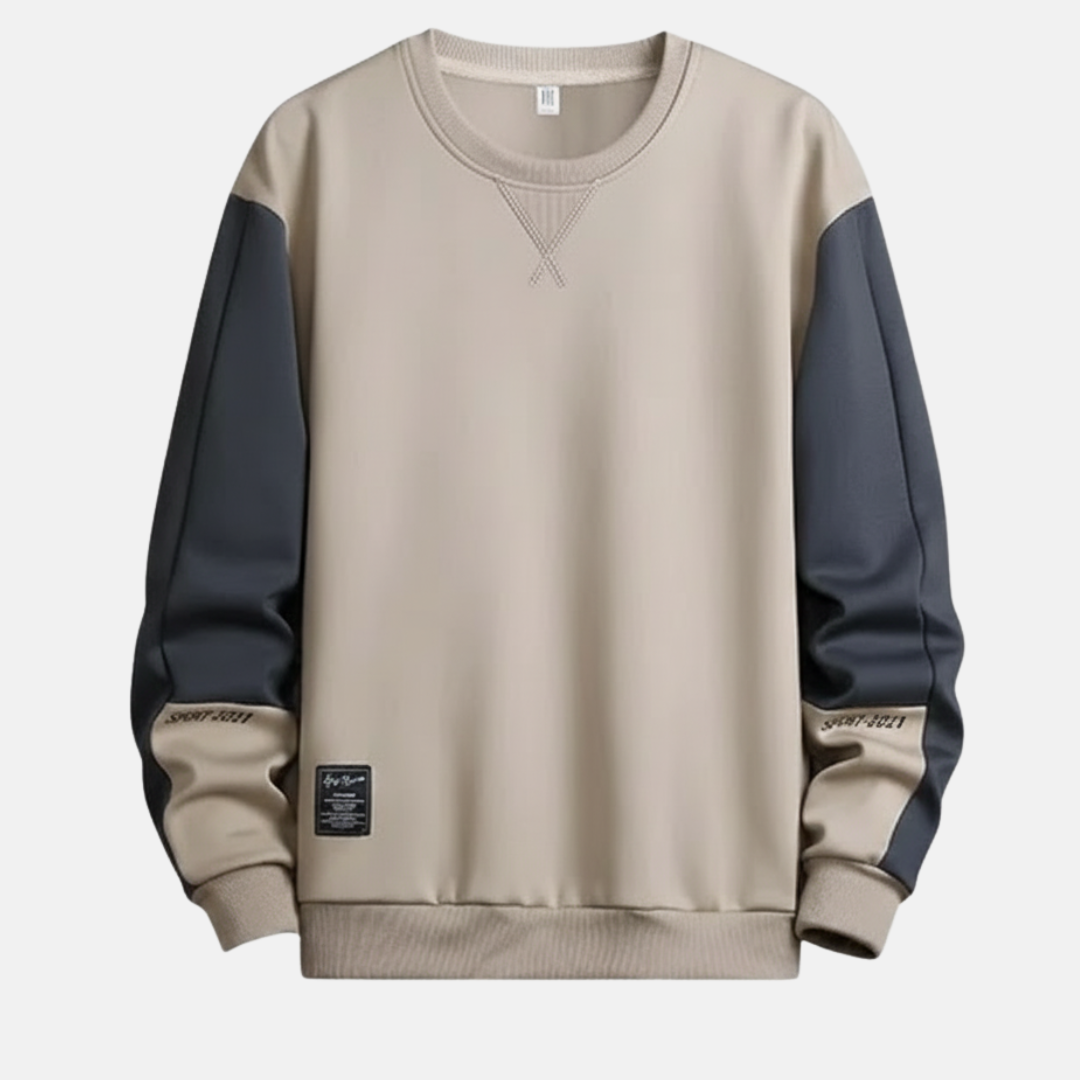 Men's sweatshirt – Relaxed fit – Cotton – Raglan sleeves – Ribbed hem – Casual style