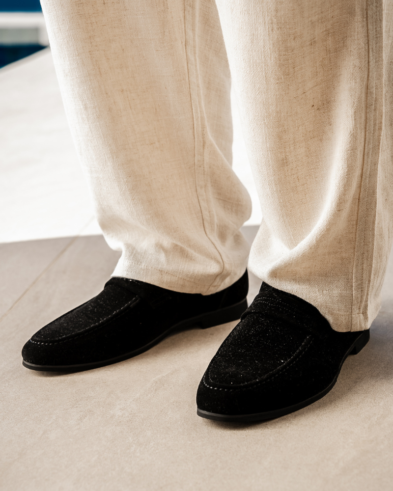 Klassieke Penny Loafers van Zacht Suède voor Heren