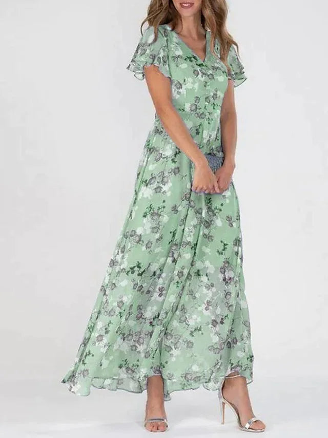 Luchtige Zomer Maxi Jurk met Bloemen