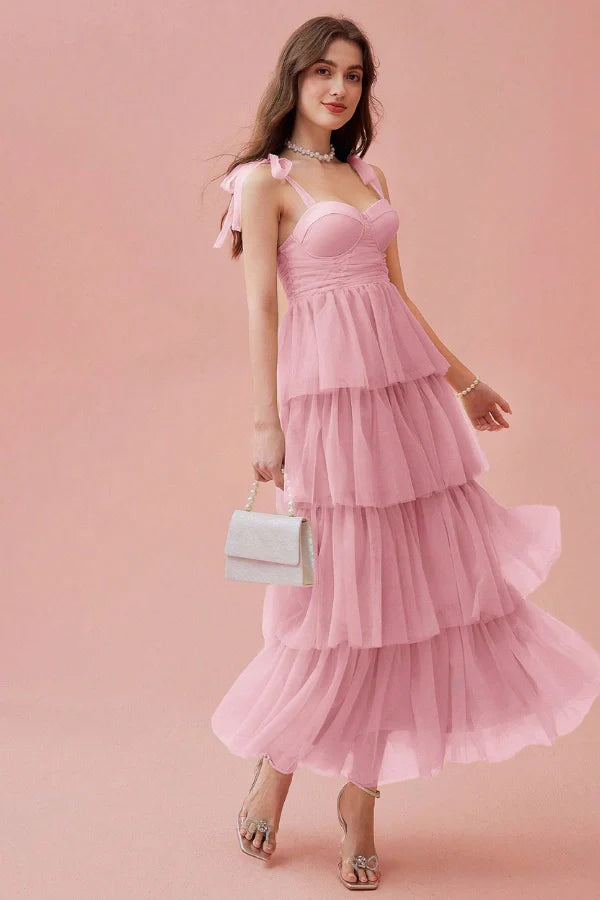 Elegante Mouwloze Maxi Jurk