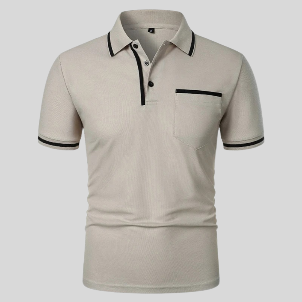 Klassiek poloshirt met korte mouwen voor heren