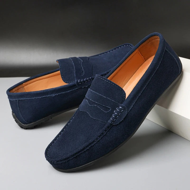 Elegante Suède Mocassins van Le Dreux