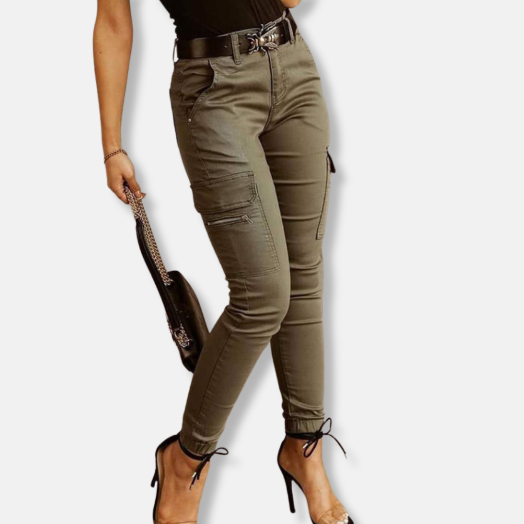 Cargo pants with High Waist and Adjustable Fit cargo pants for women
