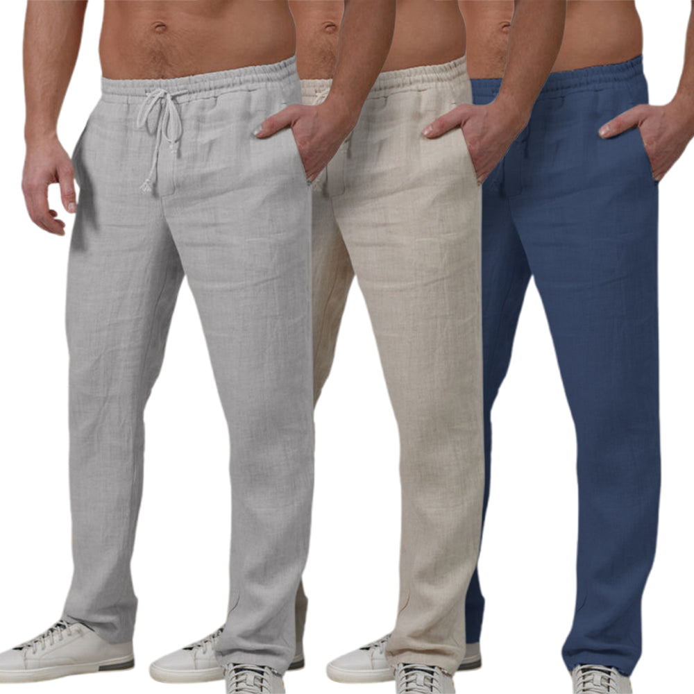 Elegante linnen joggingbroek voor heren