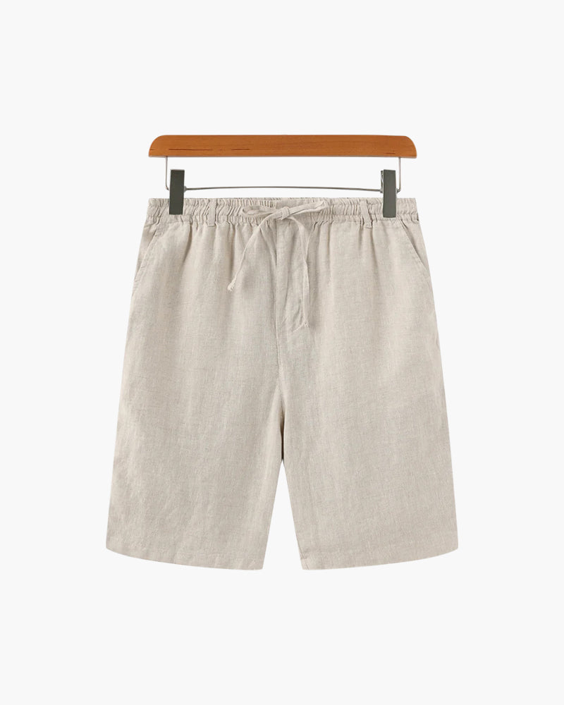 Lichtgewicht en Ademend Linnen Shorts voor Heren