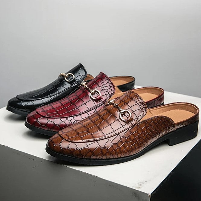 Naples Crocodile Lederen Loafers voor Heren