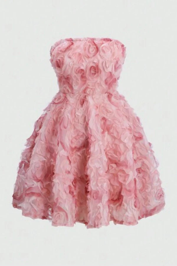 Elegante Agatha Dames Mini Jurk