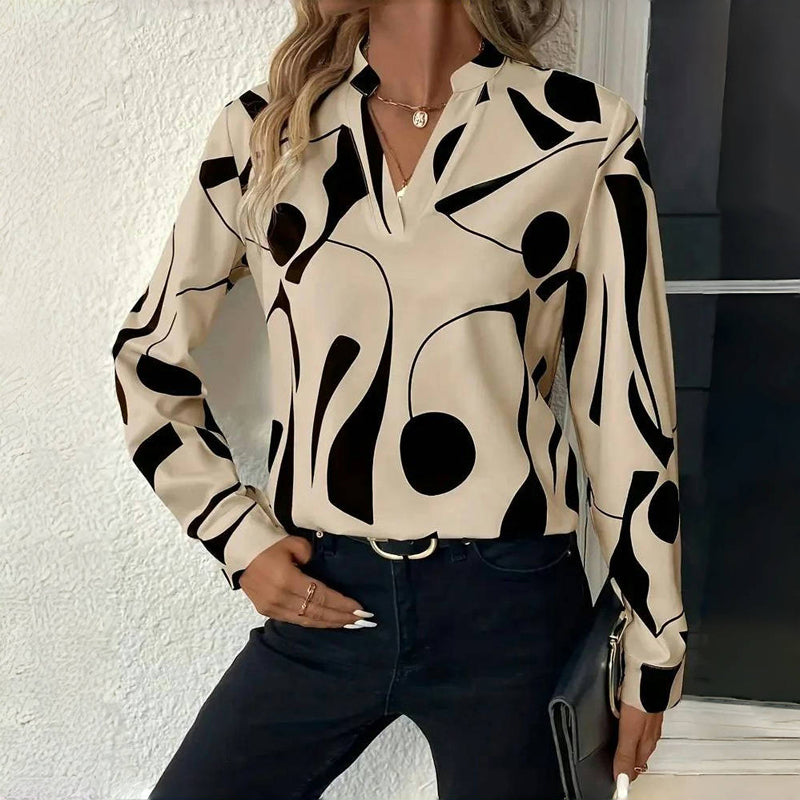 Retro Casual Blouse voor Dames