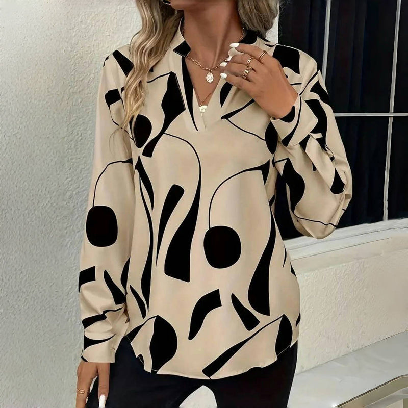 Retro Casual Blouse voor Dames