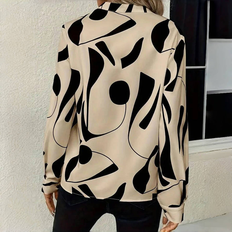 Retro Casual Blouse voor Dames