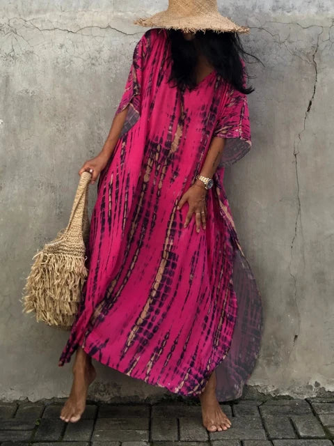 Zomerse Kaftan Maxi Jurk voor Dames
