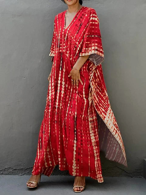 Zomerse Kaftan Maxi Jurk voor Dames