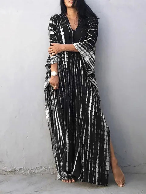 Zomerse Kaftan Maxi Jurk voor Dames