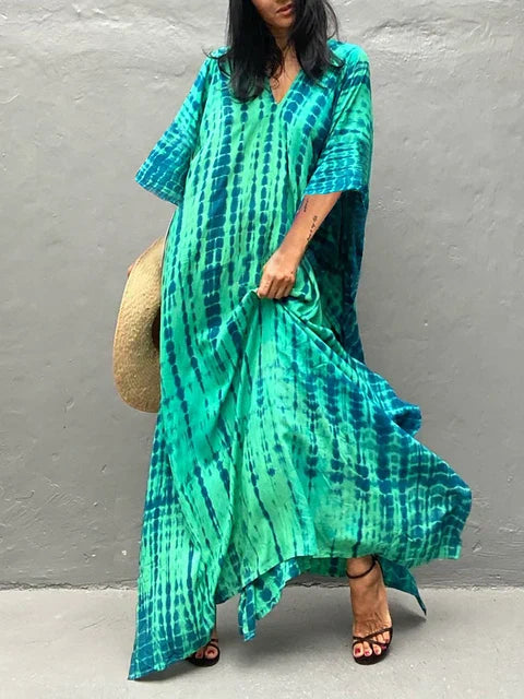 Zomerse Kaftan Maxi Jurk voor Dames