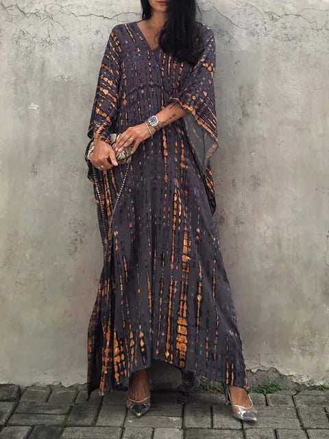 Zomerse Kaftan Maxi Jurk voor Dames
