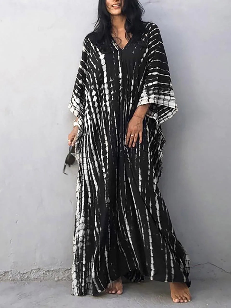 Zomerse Kaftan Maxi Jurk voor Dames