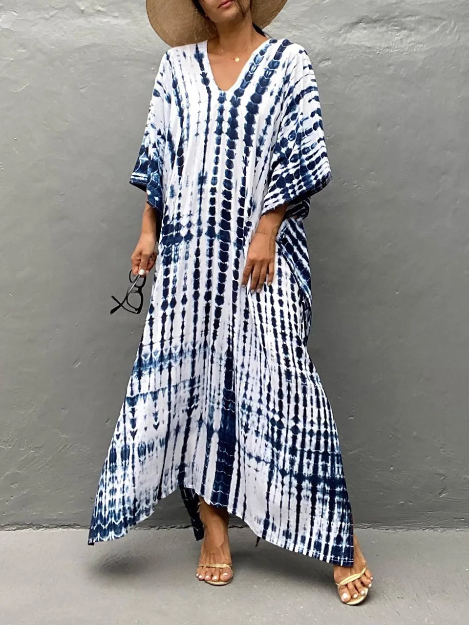 Zomerse Kaftan Maxi Jurk voor Dames