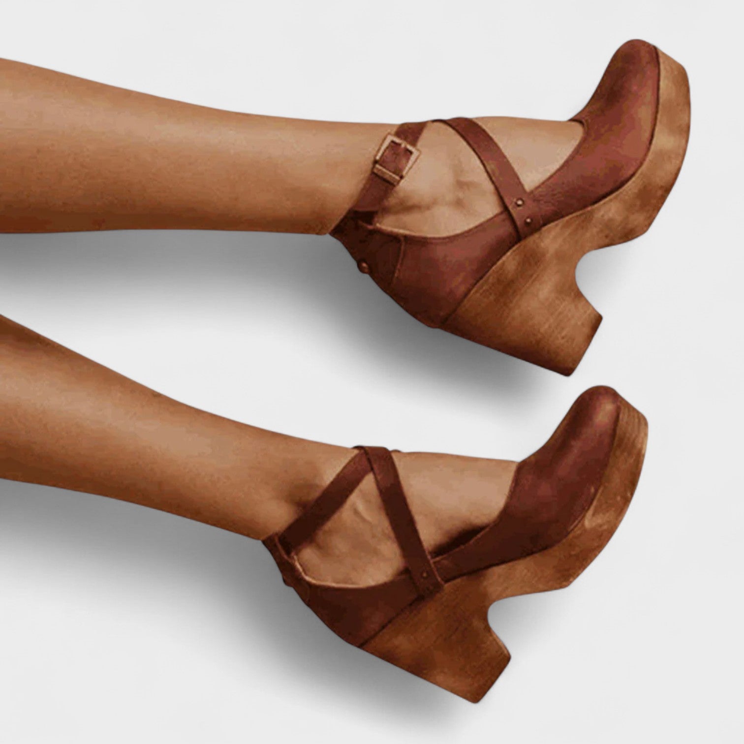 Orthopedische sandalen met hoge hak voor dames