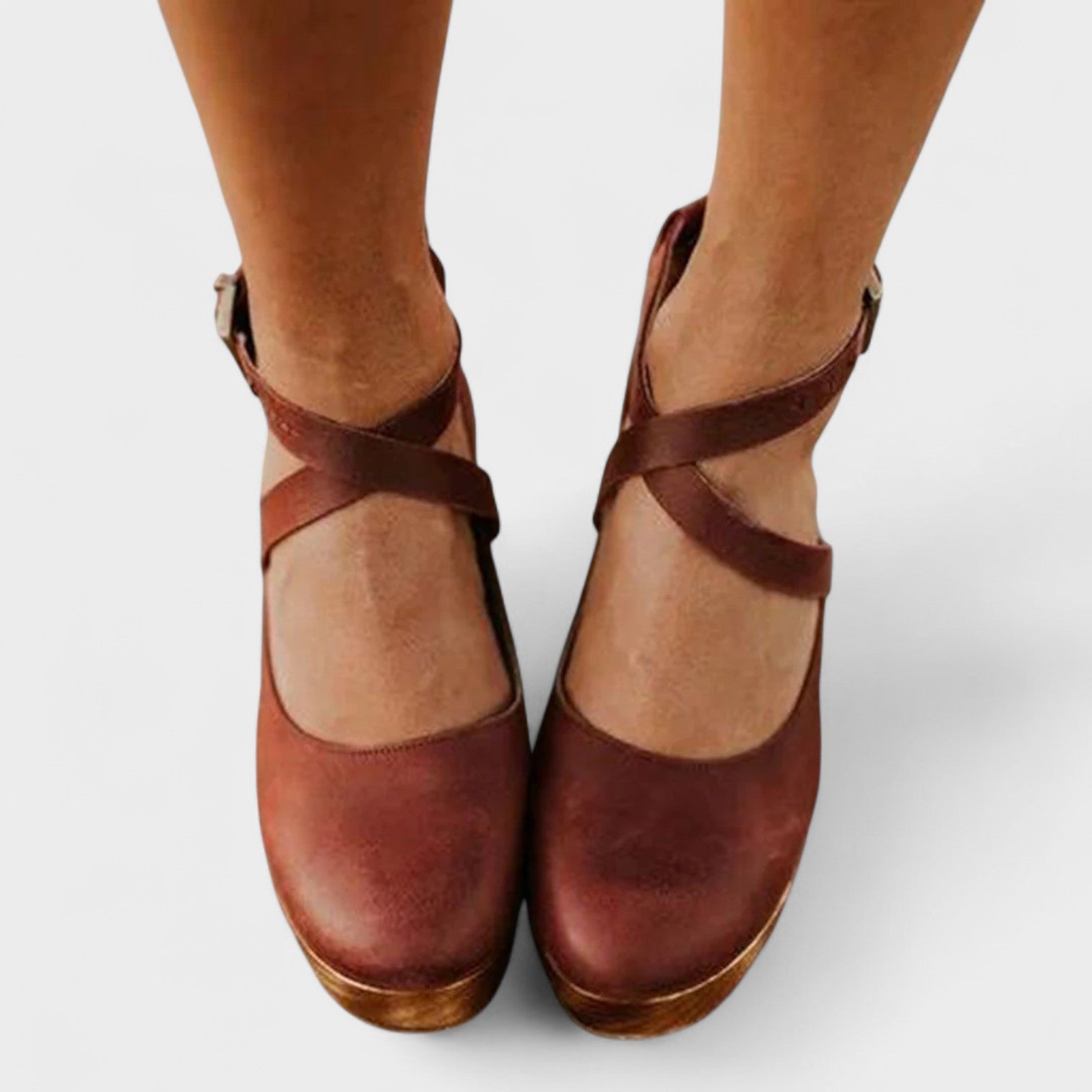 Orthopedische sandalen met hoge hak voor dames