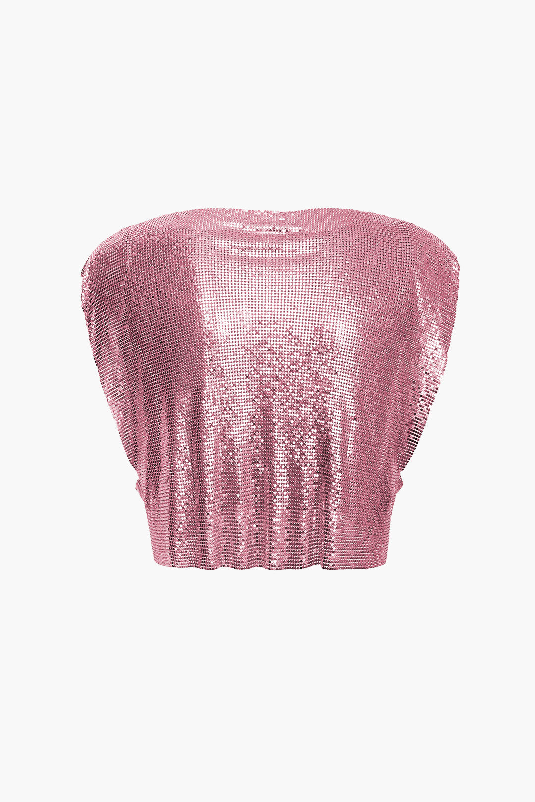 Glinsterende Metallic Tanktop