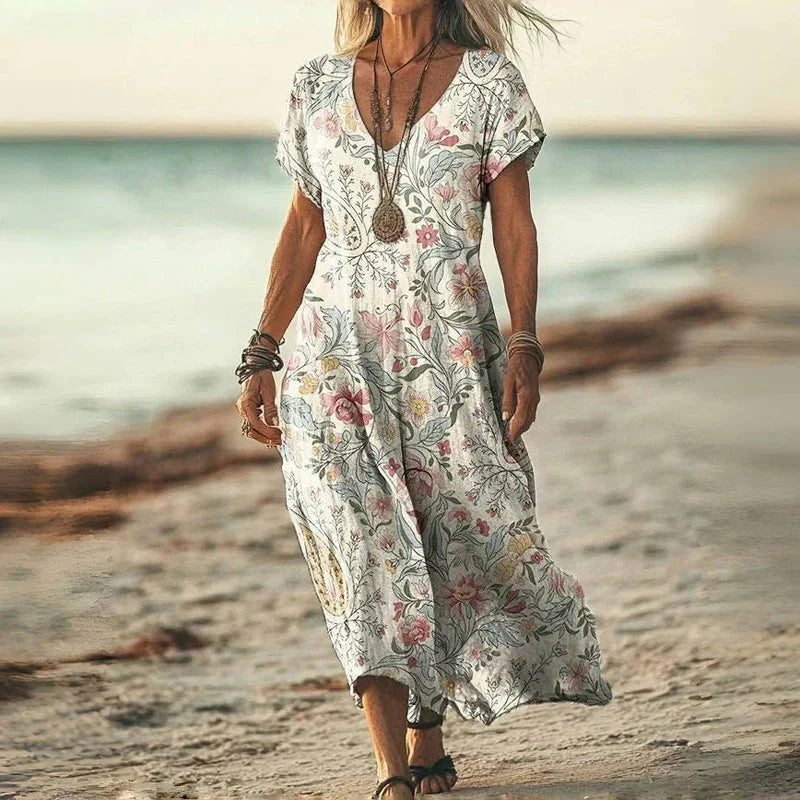 Elegante Ombre maxi-jurk voor dames
