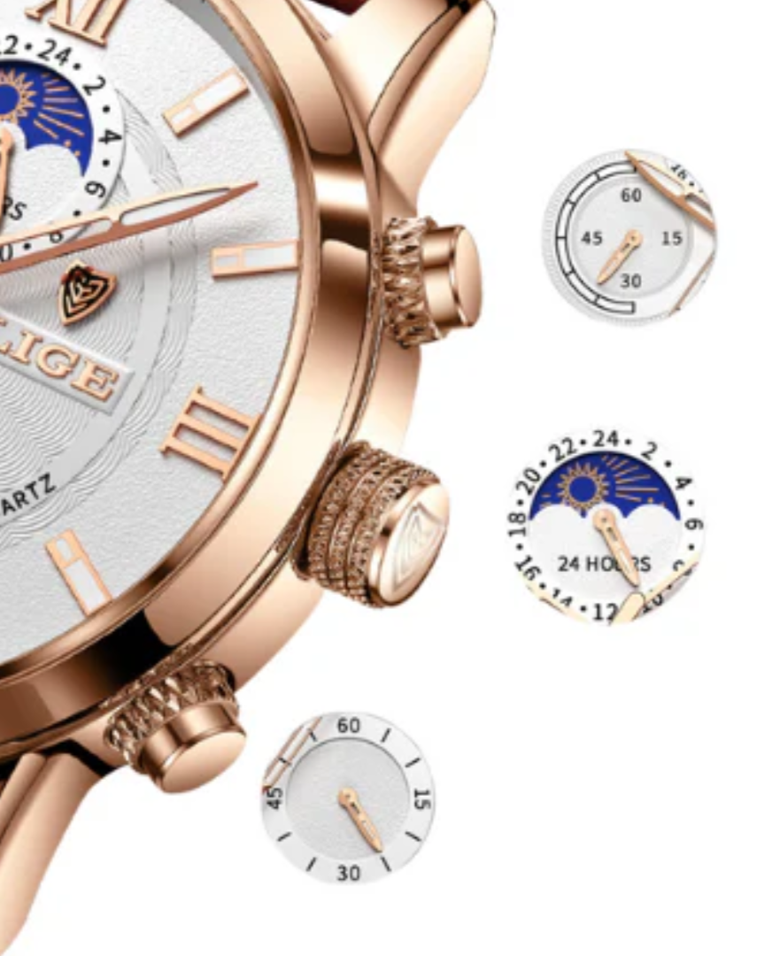 Elegant Waterdicht Horloge voor Heren