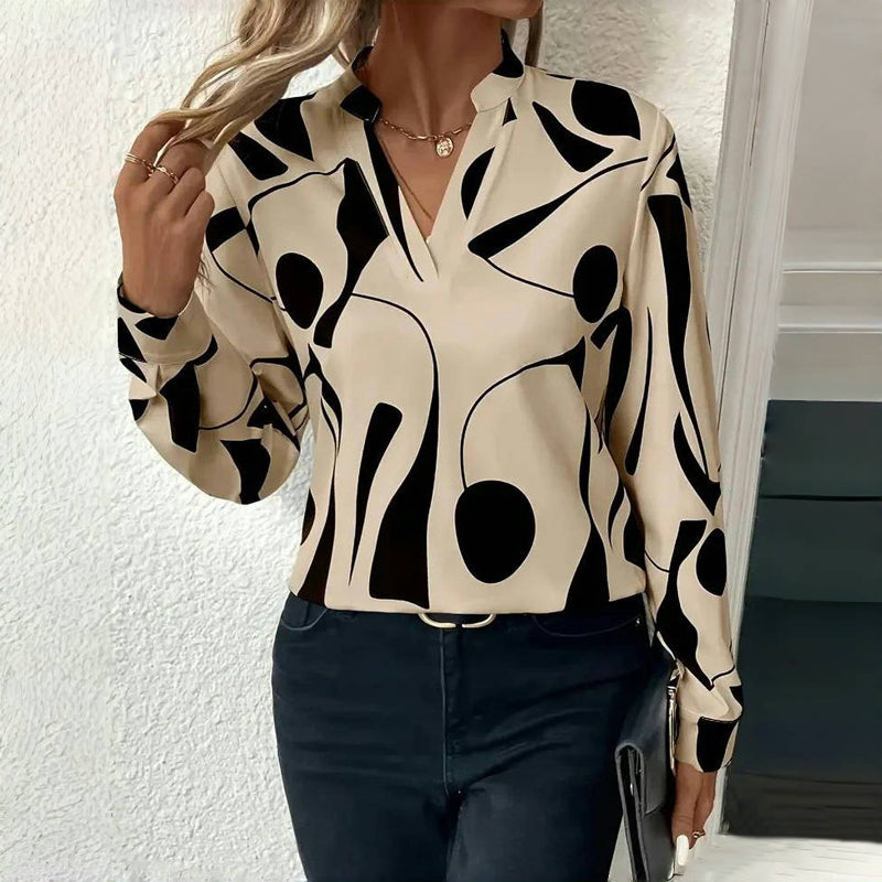Retro Casual Blouse voor Dames