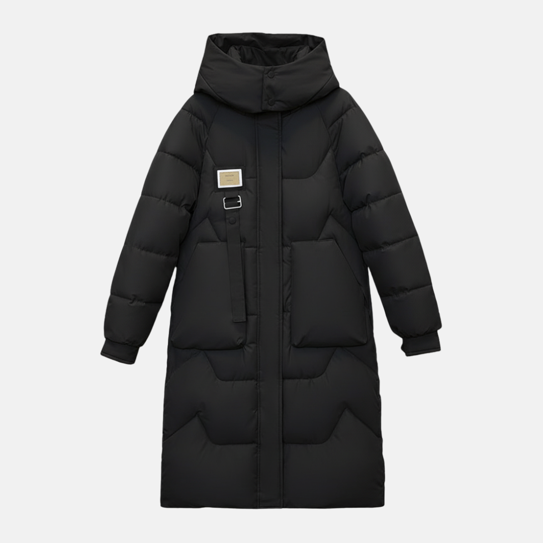 Women's Trenchcoat – Oversized fit – Padded and insulated – With hood and high collar