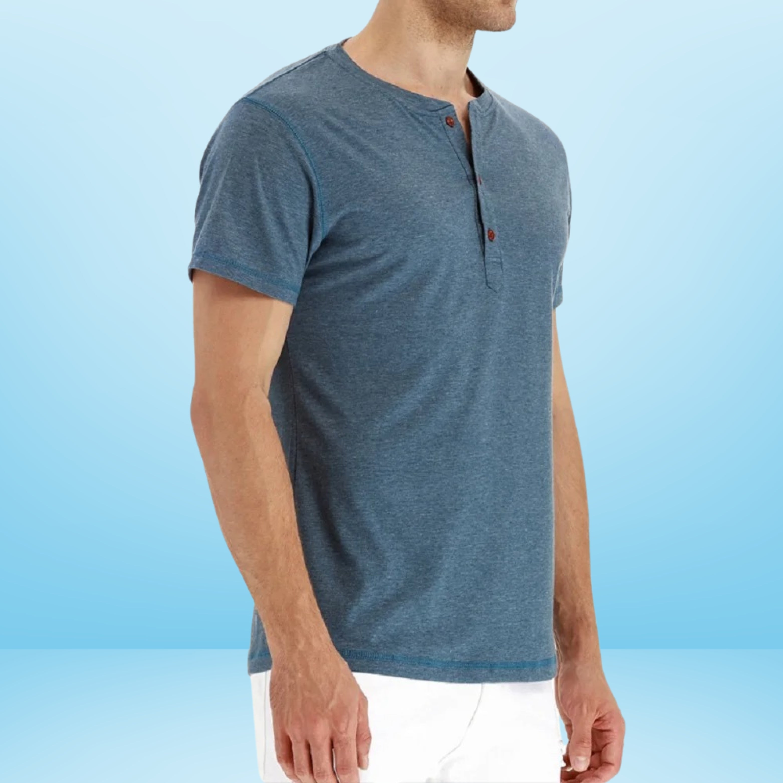 Elegant T-Shirt met Ronde Hals voor heren